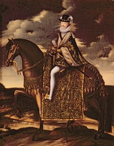 Ridesportræt af Henri IV (1553-1610) af French School