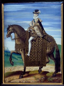 Ridesportræt af Henri IV (1553-1610) af French School