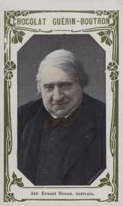 Ernest Renan, ecrivain (farvet foto) af French School