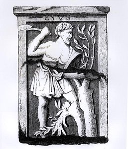 Jesus, naturens store gud, illustration fra videnskab og litteratur i middelalderen og renæssancen, skrevet og indgraveret af Paul Lacroix, 1878 af French School