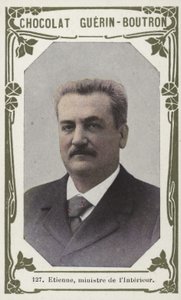 Etienne, indenrigsminister (farvet foto) af French School