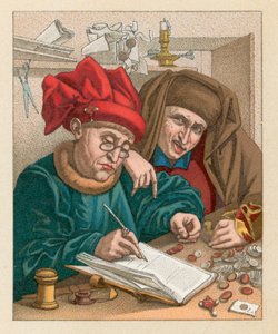 Europa middelalderdragt af French School