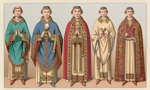 Europa middelalderdragt af French School