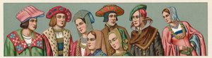 Europa XV-XVIth Cent kostume af French School