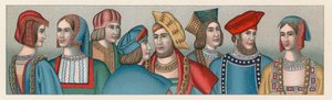 Europa XV-XVIth Cent kostume af French School