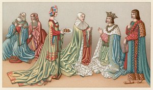 Europa XV-XVIth Cent kostume af French School