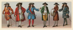 Europa XVII-XVIIIth Cent kostume af French School