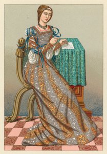 Europa XVI. århundrede kostume af French School