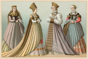 Europa XVIth Cent kostume af French School