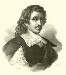 Eustache Le Sueur eller Lesueur, portræt (gravering) af French School