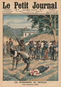 Hændelser i Mexico, skyder tre amerikanere, forsideillustration fra 