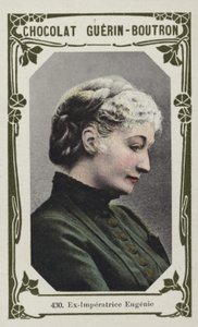 Eks-Imperatrice Eugenie (farvet foto) af French School