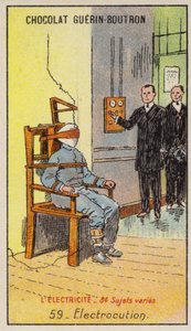 Udførelse ved elektrisk stød (chromolitho) af French School