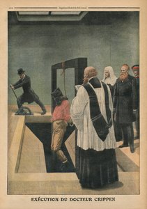 Doktor Crippens henrettelse, illustration fra 