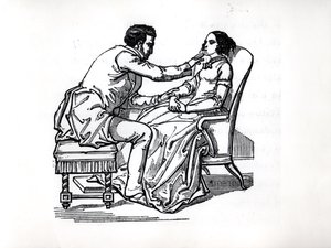 Eksperiment i animalsk magnetisme af Franz Anton Mesmer (1734-1815) i 1784 af French School