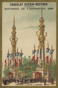 Udstilling 1889 - Chokolade souvenir af French School