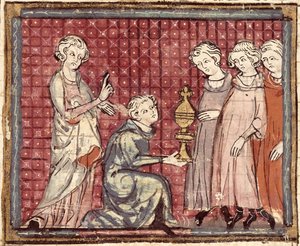 F.29r Kongerigets deling ved Clotaire I