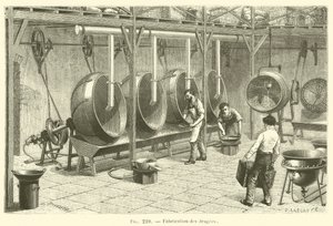 Fabrication des dragees (gravering) af French School