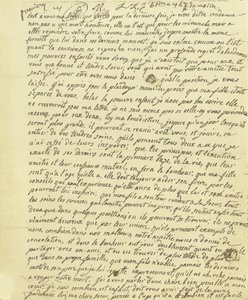 Faksimile af Marie Antoinettes testamente af French School