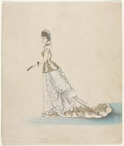 Fashion Study (designet til Worth) af French School