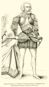 Fernand Cortez (gravering) af French School