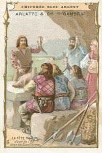 Festival of Yule - nytårsdag i Skandinavien af French School