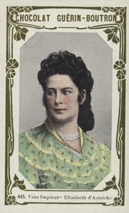Fekejserinde Elisabeth af Østrig (farvet foto) af French School