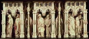 Figurer af munke fra graven af Filip den Dristige, hertug af Bourgogne (1342-1404), af Jean de Marville (d.1389), Claus Sluter (d.14056) og Claus de Werve (ca. 1380-1439), bestilt for klostret o af French School