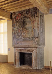 Ildsted i Kongens Kammer af French School