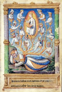 Fol.11r Jesses træ, fra Heures a l