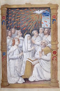 Fol.48 r Pinsedag, fra Timer til Roms Brug af French School