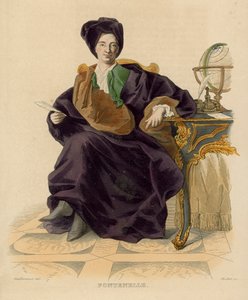 Fontenelle (farvet gravering) af French School