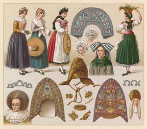 Frankrig kostume af French School