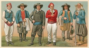 Frankrig kostume af French School