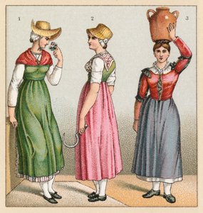 Frankrig XIXth Cent Costume af French School