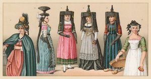 Frankrig XIXth Cent Costume af French School