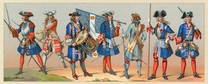 Frankrig XVII-XVIIIth Cent kostume af French School