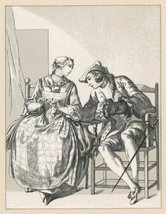 Frankrig XVIIIth Cent kostume af French School