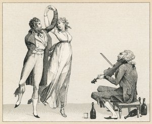 Frankrig XVIIIth Cent kostume af French School