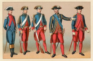 Frankrig XVIIIth Cent kostume af French School
