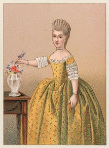 Frankrig XVIIIth Cent kostume af French School