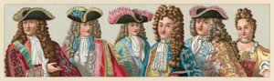 Frankrig XVIIth Cent kostume af French School
