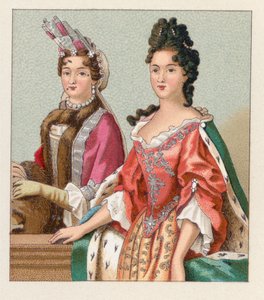 Frankrig XVIIth Cent kostume af French School