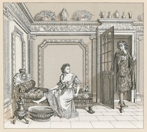 Frankrig XVIIth Cent kostume af French School