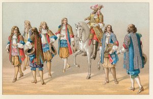 Frankrig XVIIth Cent kostume af French School