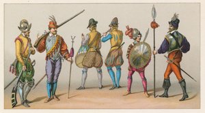 Frankrig XVIth Cent kostume af French School