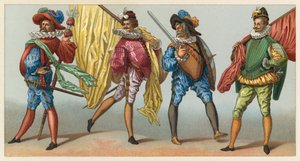Frankrig XVIth Cent kostume af French School