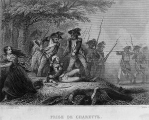 Francois-Athanase de Charette de la Contrie (Francois Athanase: 1763-1796) - i "French Revolution" af Thiers. 19. århundrede af French School