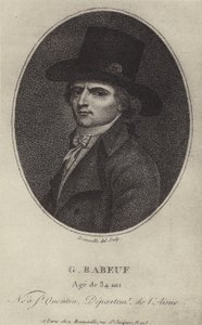 Francois-Noel Babeuf, fransk revolutionær politisk agitator og journalist af French School