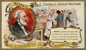Francois-Vincent Raspail, fransk læge (chromolitho) af French School